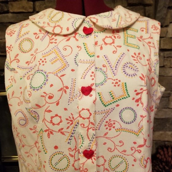 Vintage Dresses & Skirts - 1960s Vintage LOVE Dress